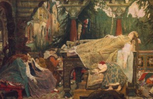 Описание картины В. М. Васнецова «Сказка о спящей царевне»