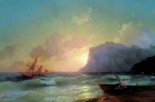 Описание картины И. К. Айвазовского «Море»