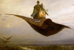 Описание картины В. М. Васнецова «Ковер-самолет»
