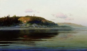 Описание картины И. И. Левитана «Летний вечер. Река»