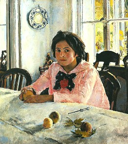 Описание картины В. А. Серова «Девочка с персиками»