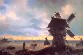 Картина Айвазовского Ветряная мельница на берегу моря