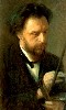 Картина Крамского: Портрет художника Григория Григорьевича Мясоедова