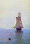 Картина Куинджи: Море с парусным кораблем