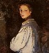 Картина Серебряковой: Девушка со свечой. Автопортрет
