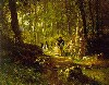 Картина Шишкина: Прогулка в лесу