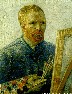 Картина Винсента Ван Гога: Автопортрет перед мольбертом