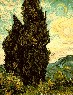 Картина Винсента Ван Гога: Кипарисы